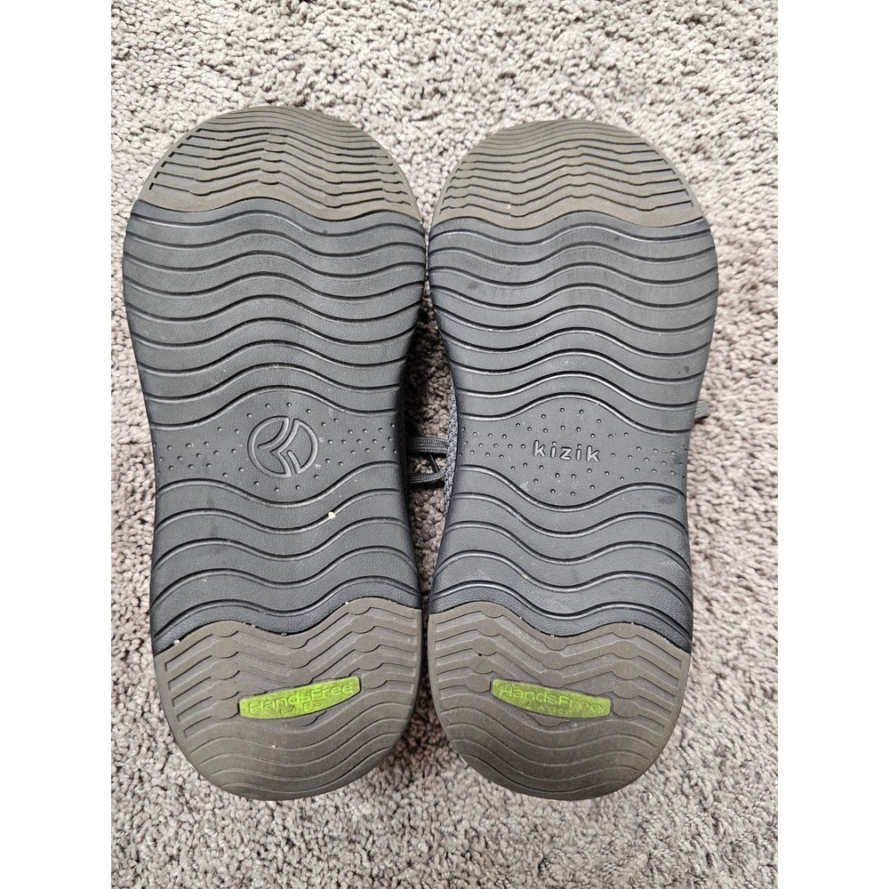 Kizik Lima Storm Grey Hands-Free Slip On Knit Sneakers Mens 11 Womens 12.5 - Picture 7 of 9